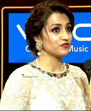 Trisha Krishnan Hot sexy transparent white dress 1 (1)